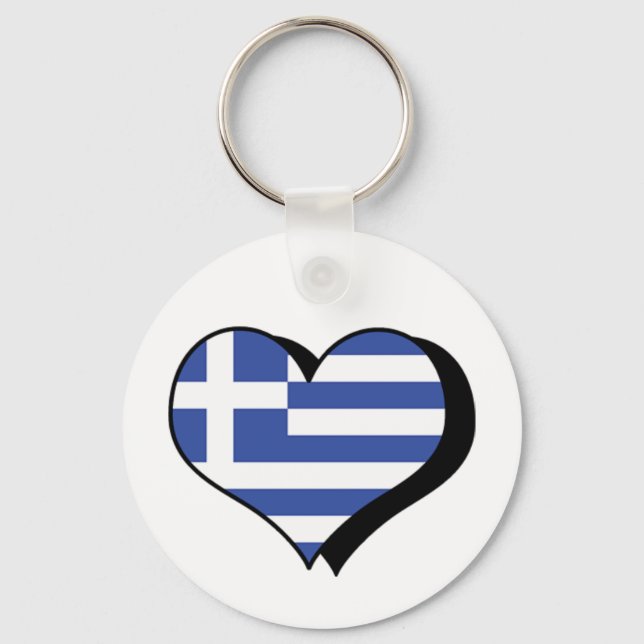Me encanta Grecia Llavero (Anverso)