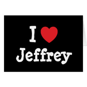 Me encanta Jeffrey Heart T-Shirt