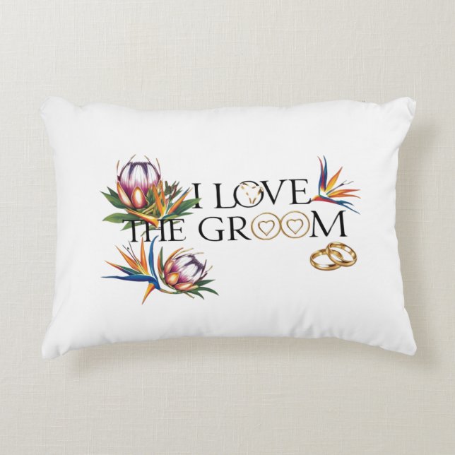 Me Encanta La Almohada De Groom (Anverso)