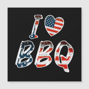 Me encanta la barbacoa, patriota estadounidense