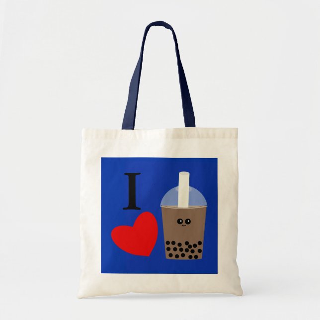 Me encanta la bebida de Boba #1 Bolsa de Tote (Frente)