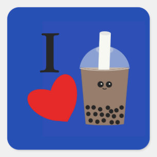 Me encanta la bebida de Boba #1 Pegatinas
