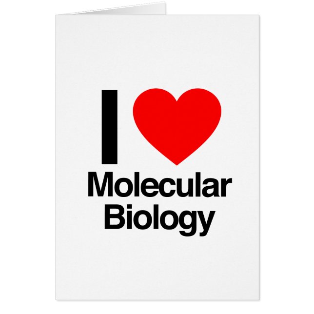 me encanta la biología molecular (Frente)