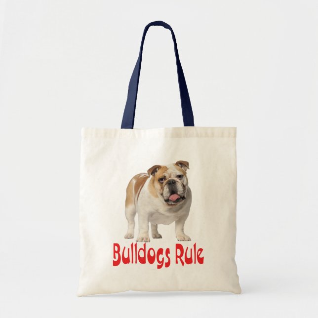 Me encanta la bolsa de Bulldog inglesa de cachorro (Frente)