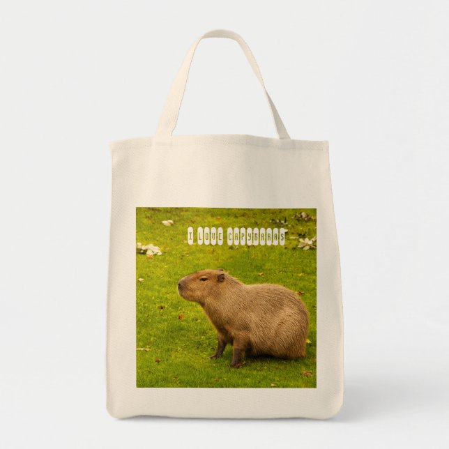 Me encanta la bolsa de Capybaras (Frente)