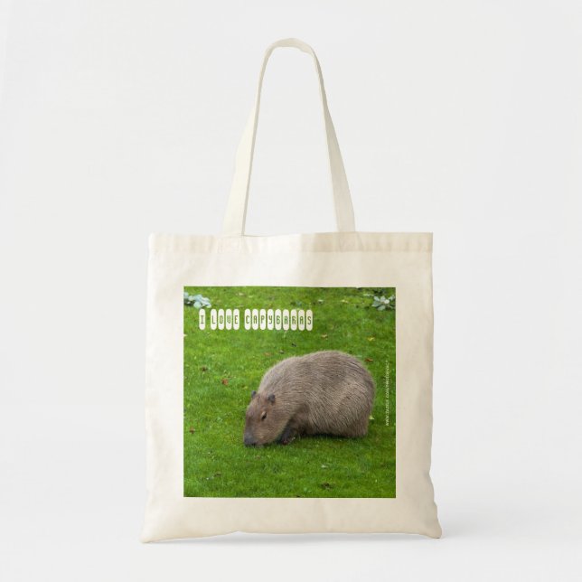 Me encanta la bolsa de Capybaras (Frente)