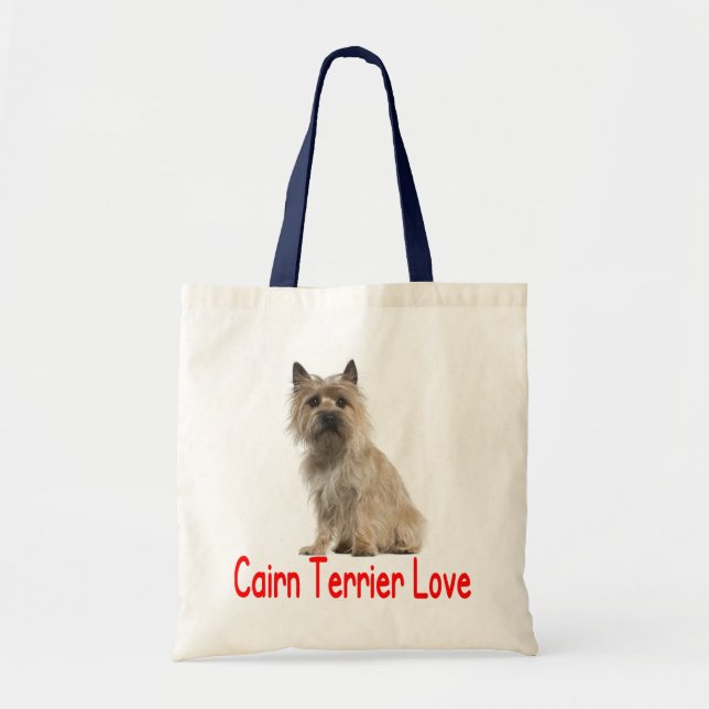 Me encanta la bolsa de la playa de Cairn Terrier (Frente)