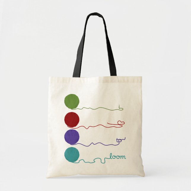 Me encanta la bolsa de Loom (Frente)