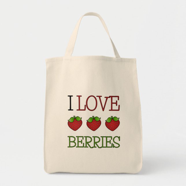 Me encanta la bolsa de té de Berries (Frente)