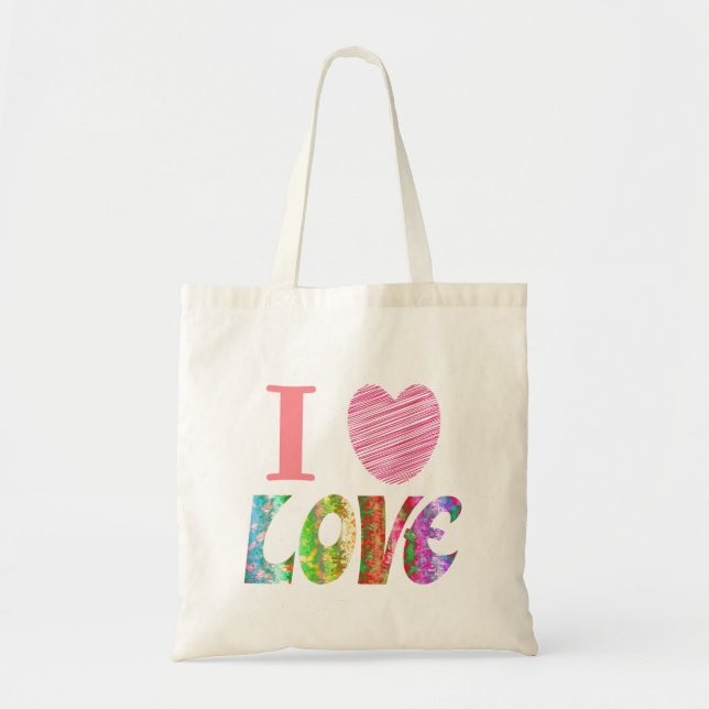 Me Encanta La Bolsa De Tote (Frente)
