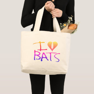 Me encanta la bolsa de tote de los murciélagos