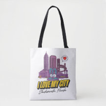 Me Encanta La Bolsa De Tote De Mi Ciudad