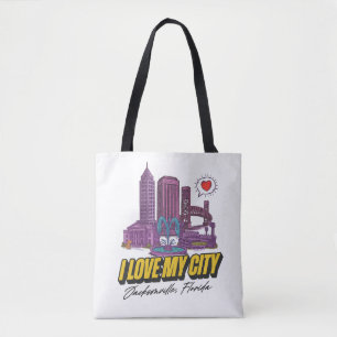 Me Encanta La Bolsa De Tote De Mi Ciudad