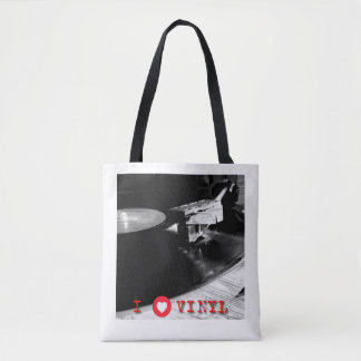 Me encanta la bolsa de tote de Vinyl