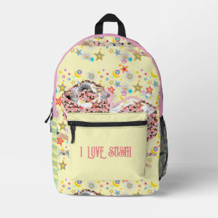 Me encanta la bolsa japonesa de tote sushi