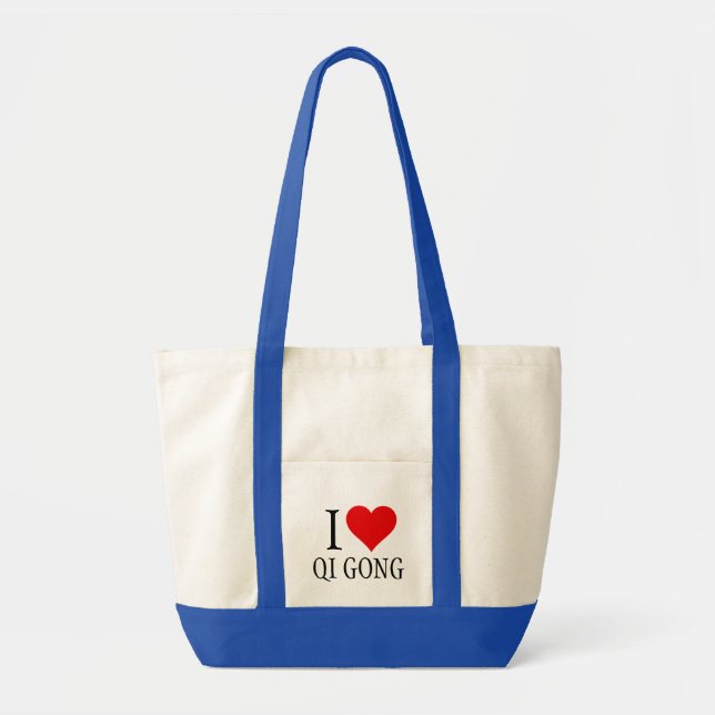 Me encanta la bolsa Qi Gong Tote (Frente)