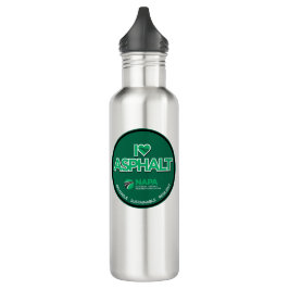 Me encanta la botella de agua de acero inoxidable 