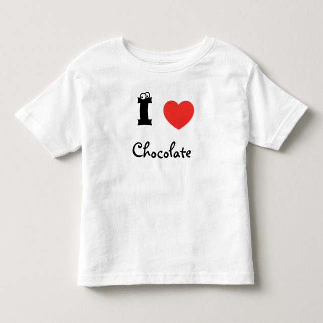 Me encanta la camisa de chocolate. (Anverso)