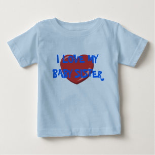 ME ENCANTA LA CAMISA DE MI BEBÉ HERMANA.