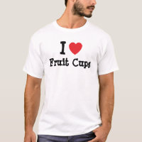 Me encanta la camiseta cardíaca de los Fruit Cups