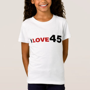 Me encanta la camiseta de 45