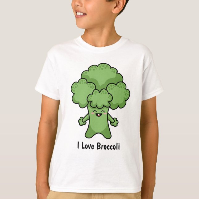 Me encanta la camiseta de brócoli (Anverso)