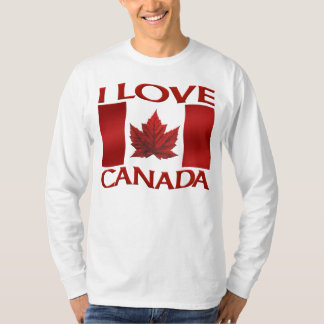 Me encanta la camiseta de Canadá Souvenir Sports S