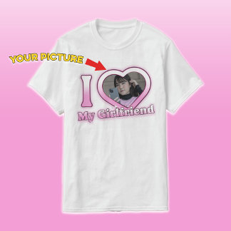 Me encanta la camiseta de corazón de mi Personaliz