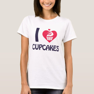 Me encanta la camiseta de Cupcakes
