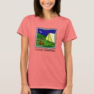 ME ENCANTA LA CAMISETA DE DISEÑO DE CAMPING