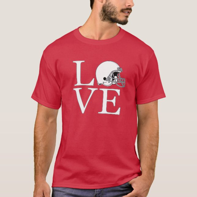 Me encanta la camiseta de fútbol (Anverso)