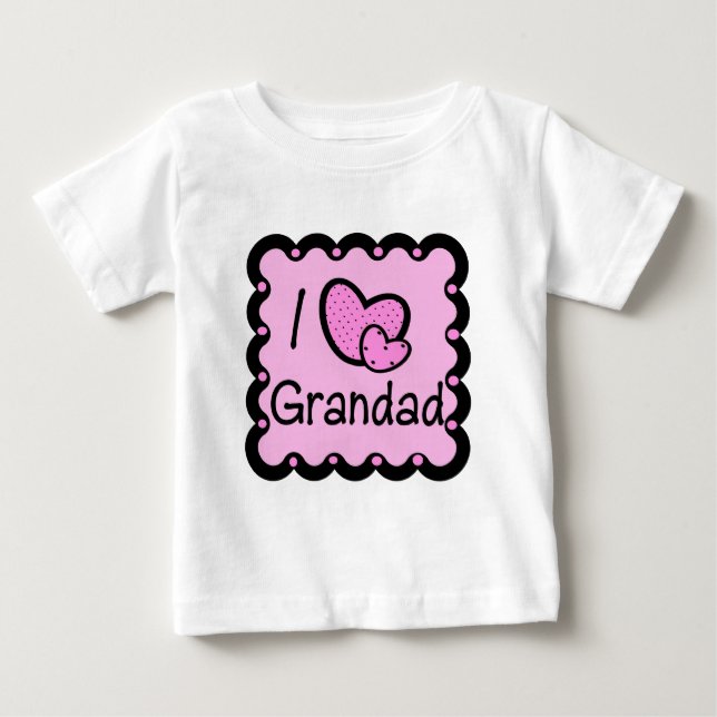 Me encanta la camiseta de la abuela Cute (Anverso)