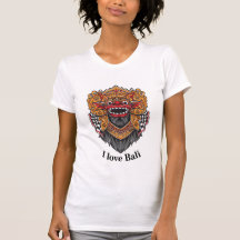 Me encanta la camiseta de la mujer de Bali