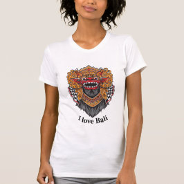 Me encanta la camiseta de la mujer de Bali
