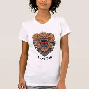 Me encanta la camiseta de la mujer de Bali