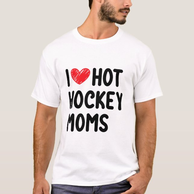 Me encanta la camiseta de las mamás de hockey cali (Anverso)