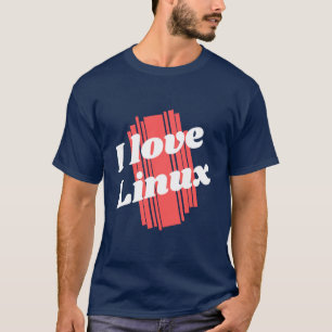 Me encanta la camiseta de Linux