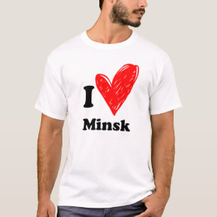 Me encanta la camiseta de Minsk