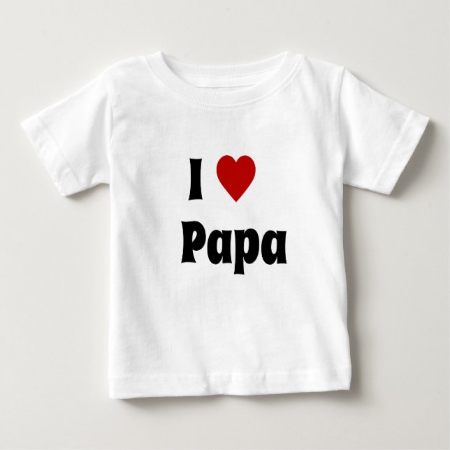 Me encanta la camiseta de papá (Anverso)