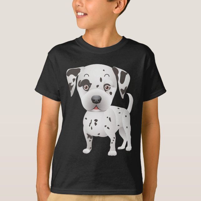 Me encanta la camiseta de perro picante de Dalmaci (Anverso)