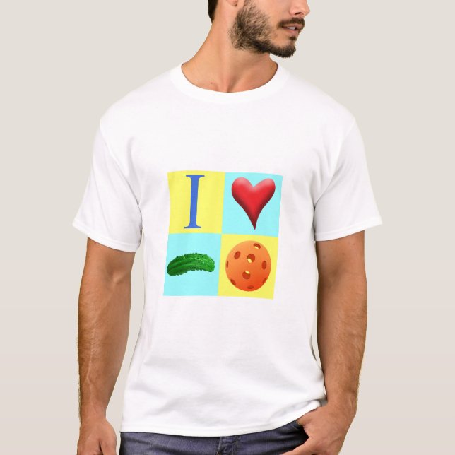 Me encanta la camiseta de piquetes (Anverso)