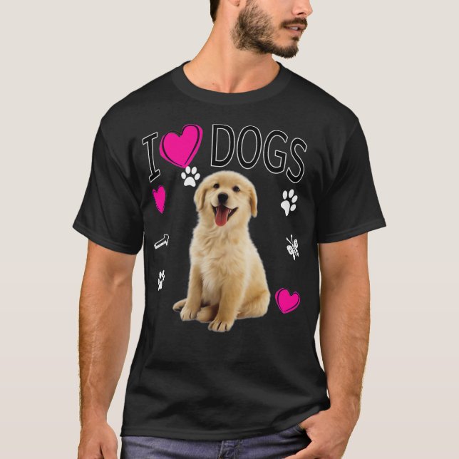 Me encanta la camiseta de recuperación de los perr (Anverso)