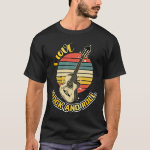 Me encanta la camiseta de rock and roll