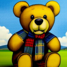 Me encanta la camiseta de Scotland Teddy Bear