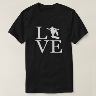 Me encanta la camiseta de Skateboarding