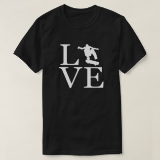 Me encanta la camiseta de Skateboarding