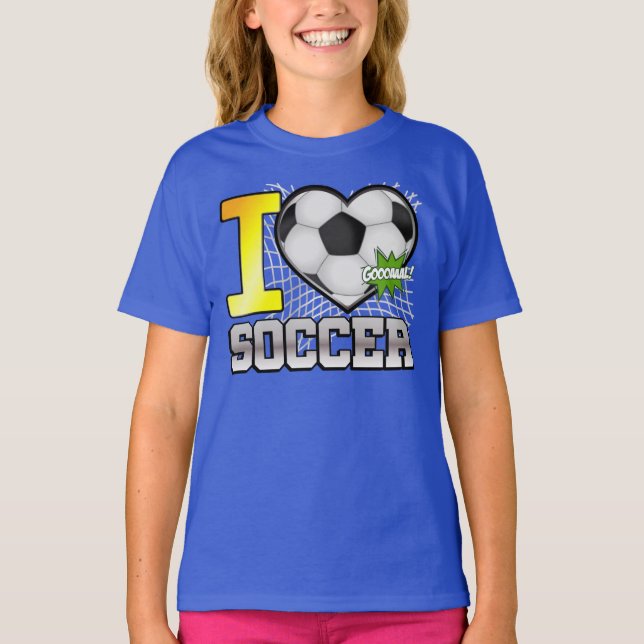 Me encanta la camiseta de SOCCER (Anverso)