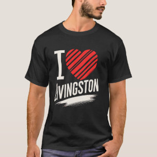 Me encanta la camiseta del condado de LIVINGSTON M