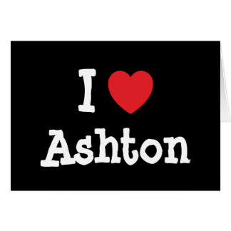 Me encanta la camiseta del corazón de Ashton