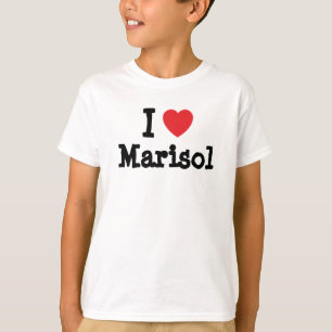 Me encanta la camiseta del corazón de Marisol